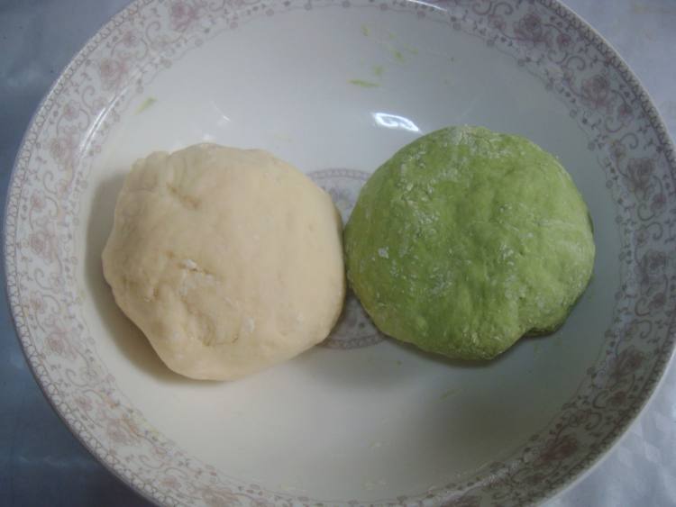 抹茶炒疙瘩步骤2