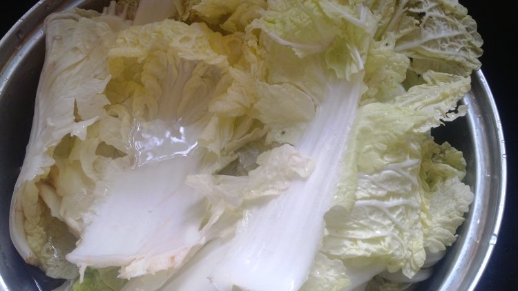 干烧白菜步骤2