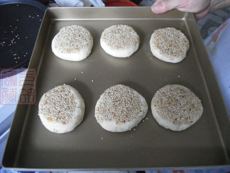 老北京油酥芝麻烧饼步骤16