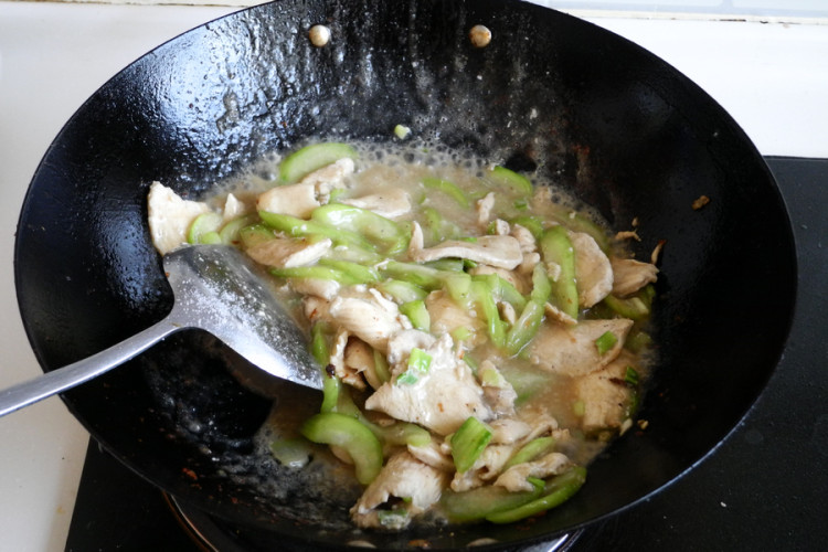 葱椒鸡片步骤15