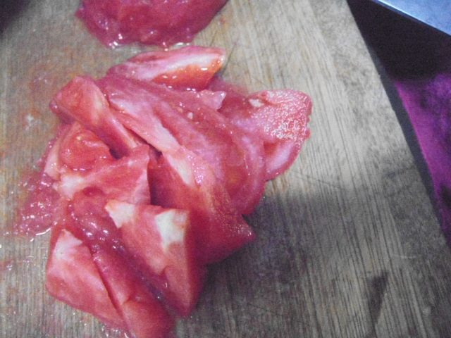 西红柿炒白甘蓝步骤4