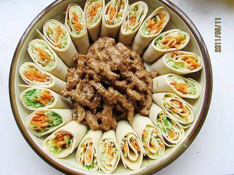 莲花酱肉丝步骤9