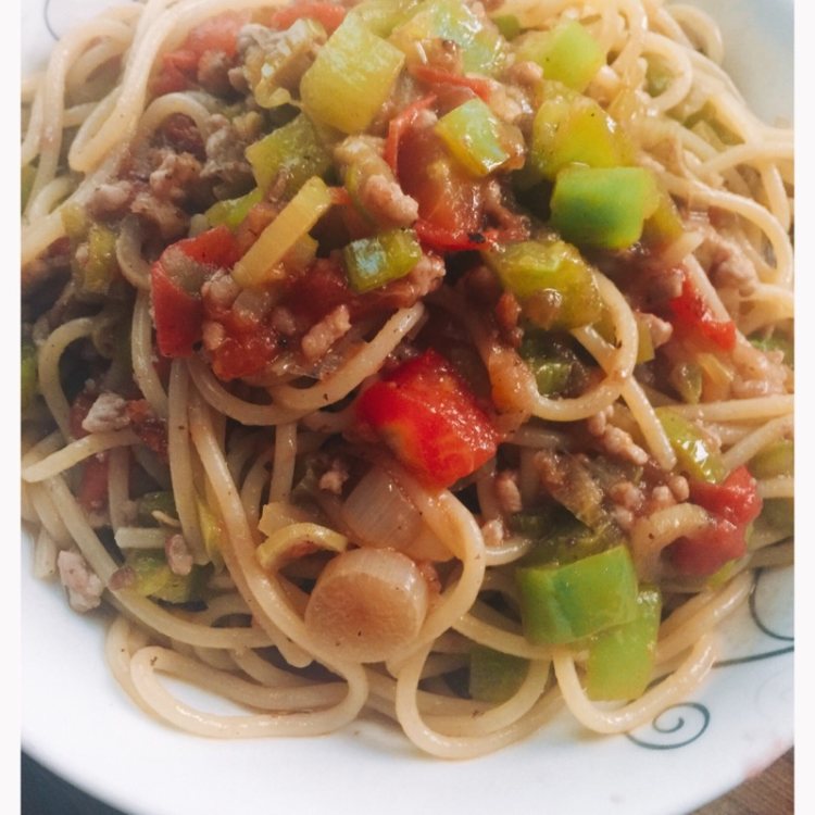 西红柿肉酱意面#此刻步骤11