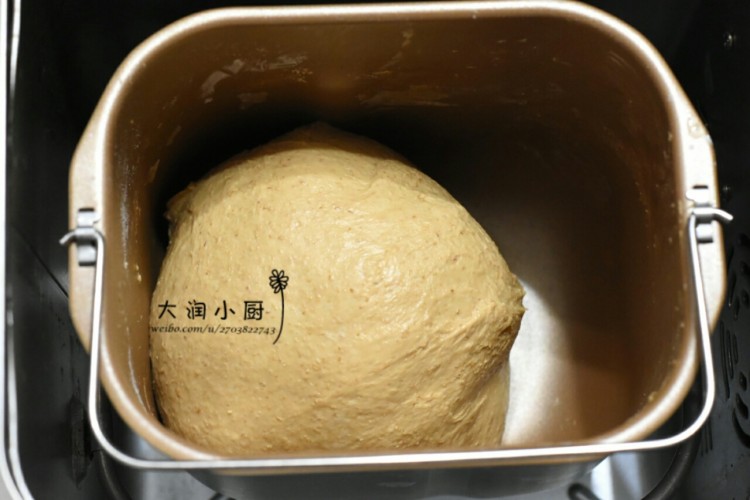 蜜梨全麦小熊面包步骤7