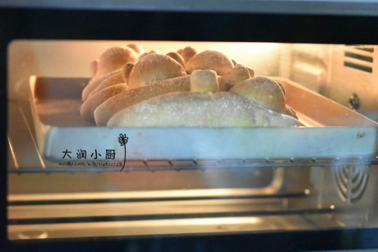 蜜梨全麦小熊面包步骤10