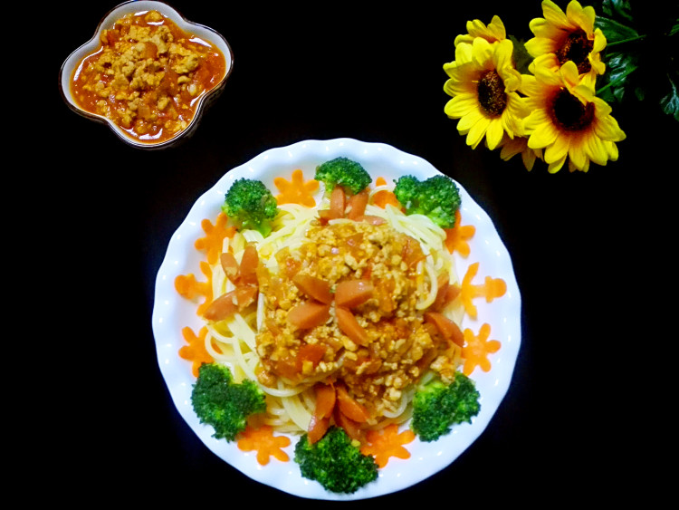 花样肉酱意面＃圣诞美步骤14
