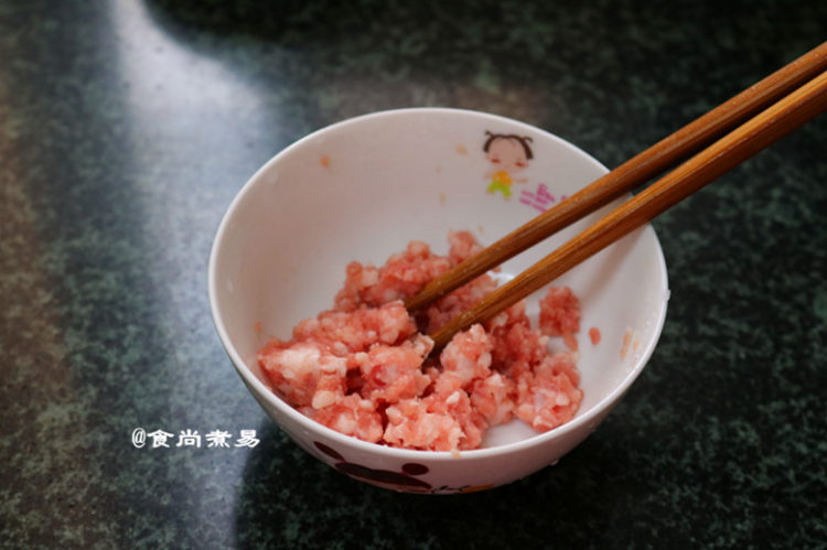 芝士肉末烤口蘑步骤4
