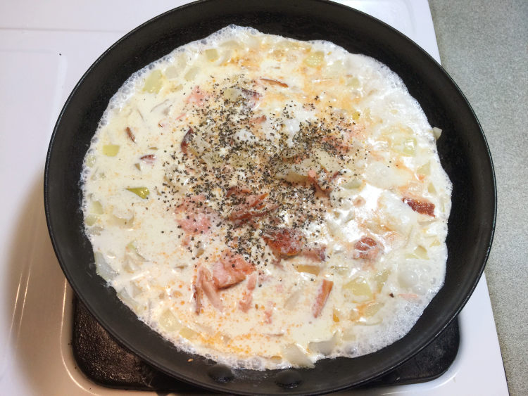 鮭鱼奶酱甜菜根面步骤14