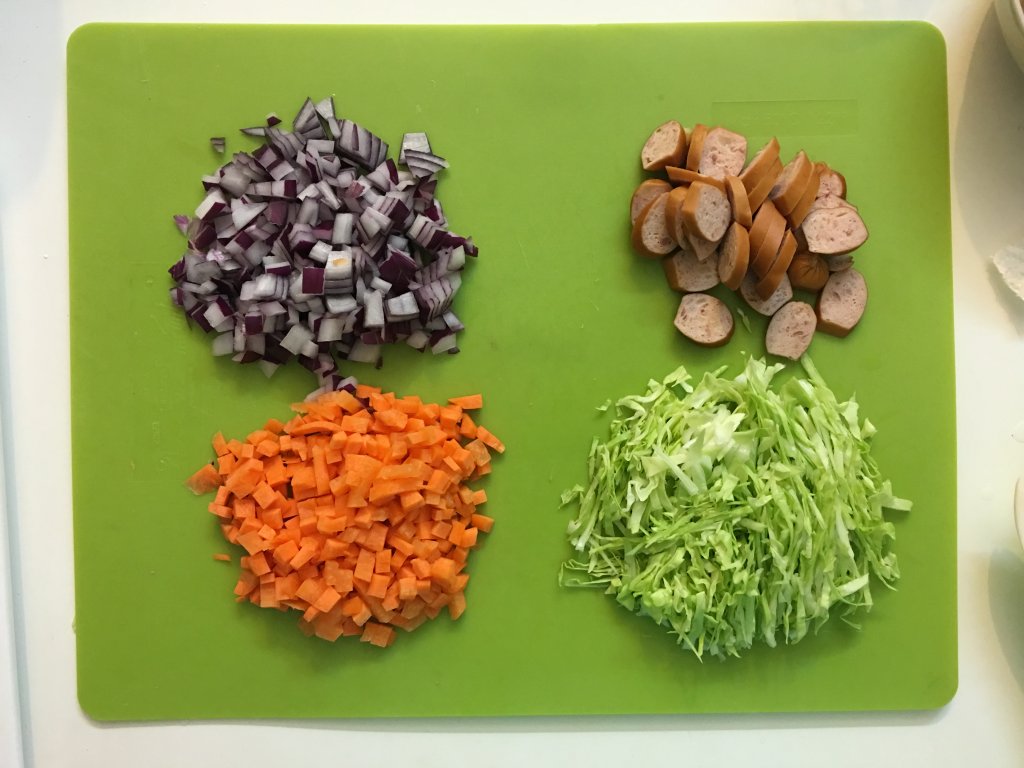 虾仁芝士焗饭步骤1