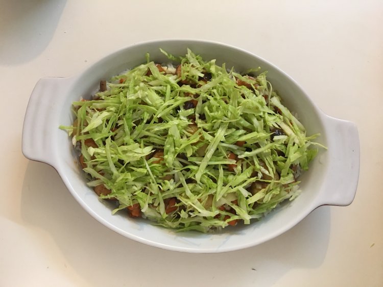 虾仁芝士焗饭步骤8