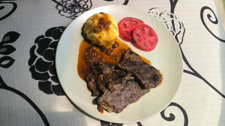 薯蓉黑椒汁牛排步骤15