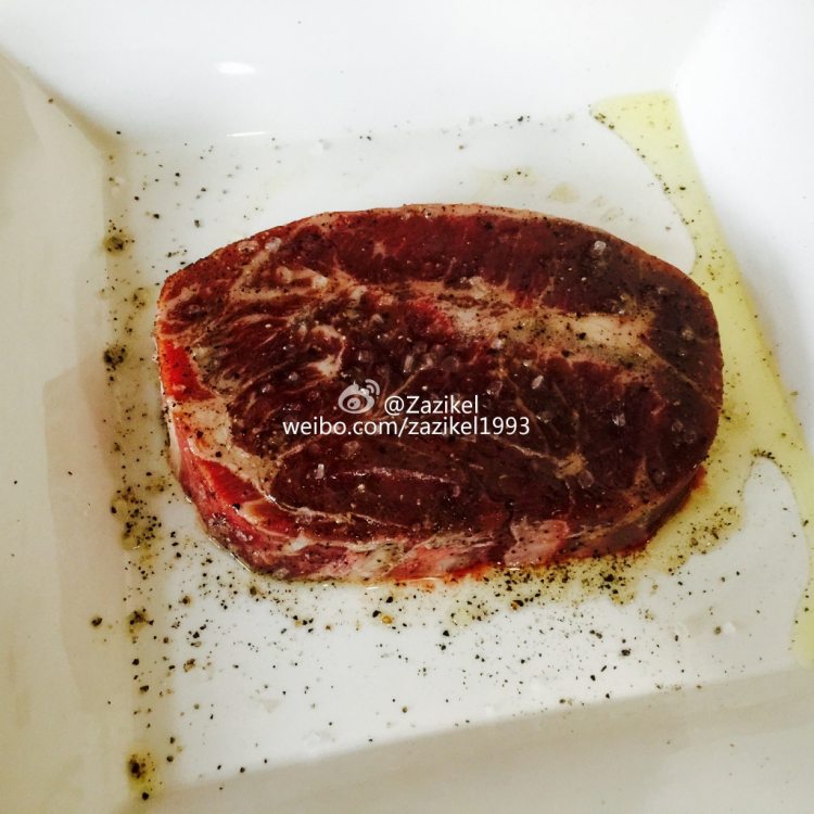 medium rare 牛排步骤1