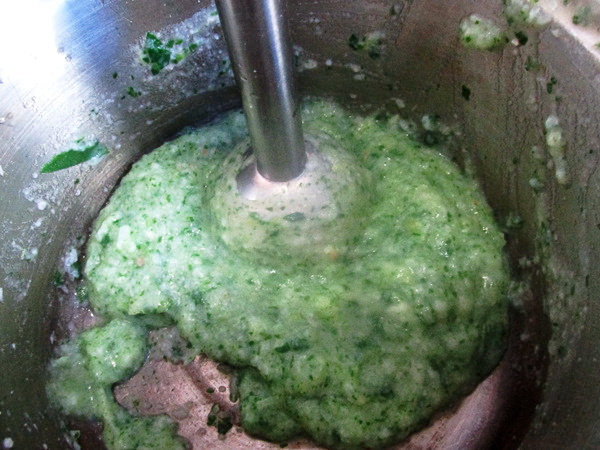 鲜虾翡翠土豆泥步骤8