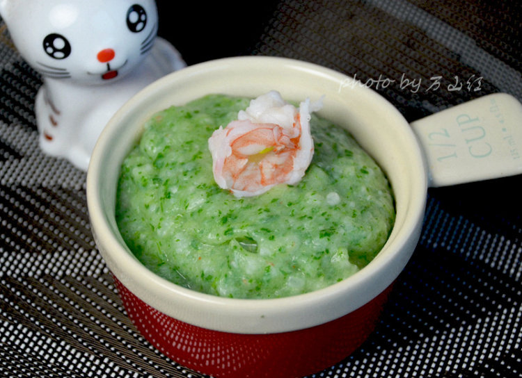鲜虾翡翠土豆泥步骤9