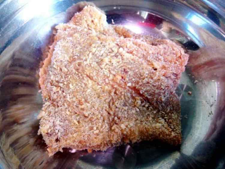 煎猪排步骤6