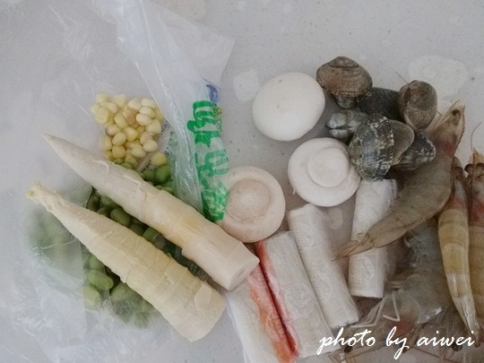 海鲜焗饭步骤1