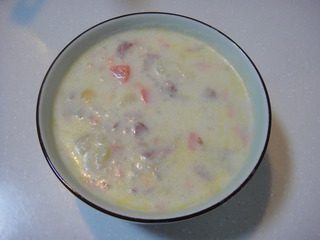 土豆培根浓汤步骤7
