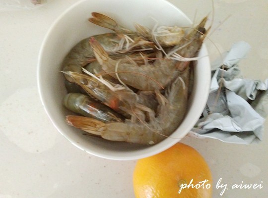 原味烤大虾步骤1