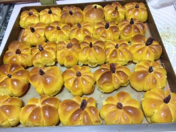南瓜小餐包步骤10