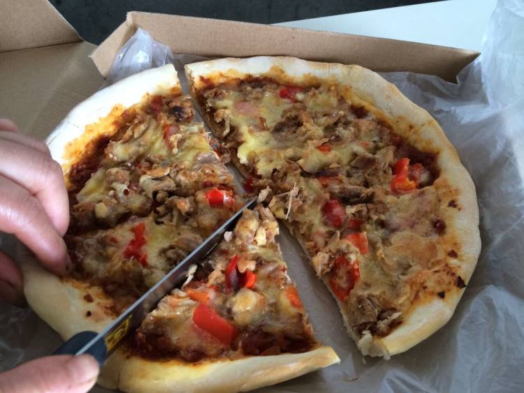 鸡腿肉披萨步骤10