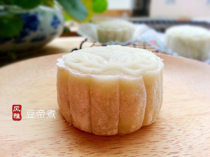 红豆沙冰皮月饼步骤11