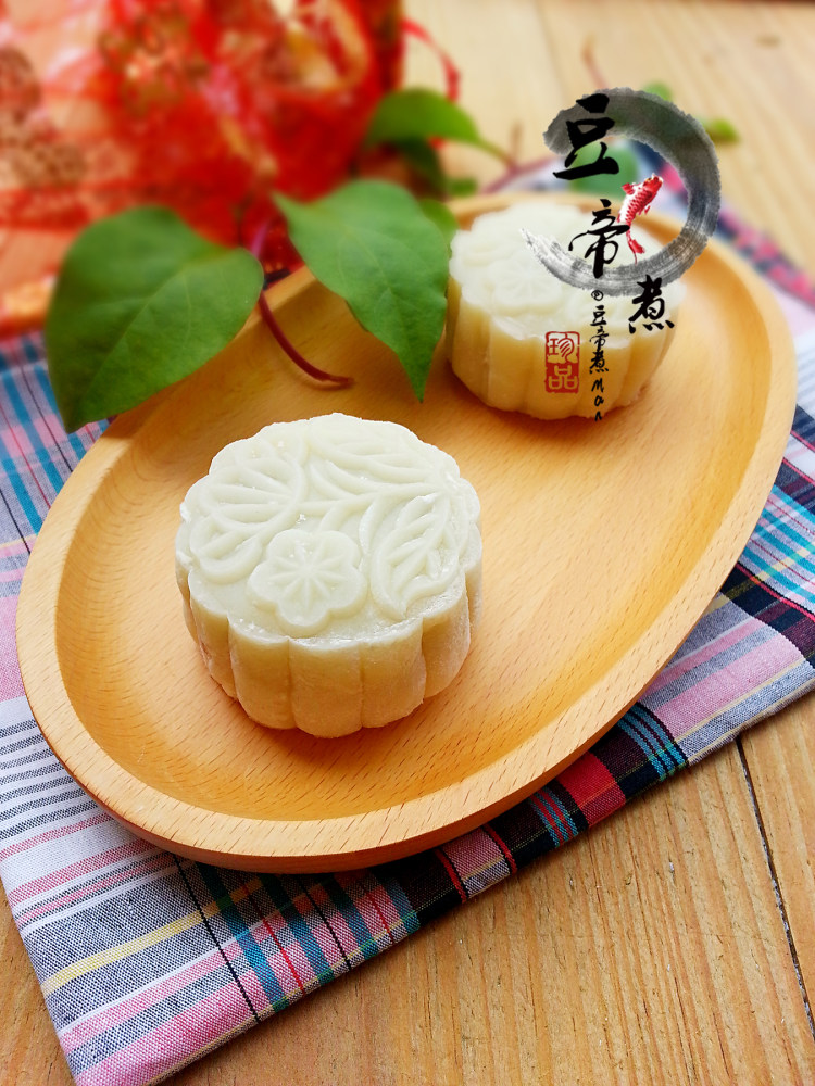 红豆沙冰皮月饼步骤15