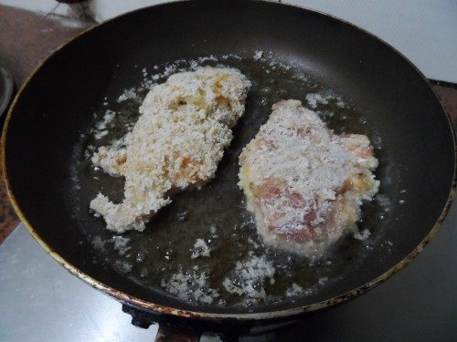 炸鸡扒步骤7