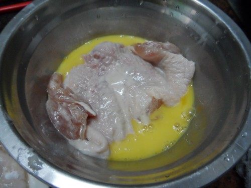 炸鸡扒步骤4