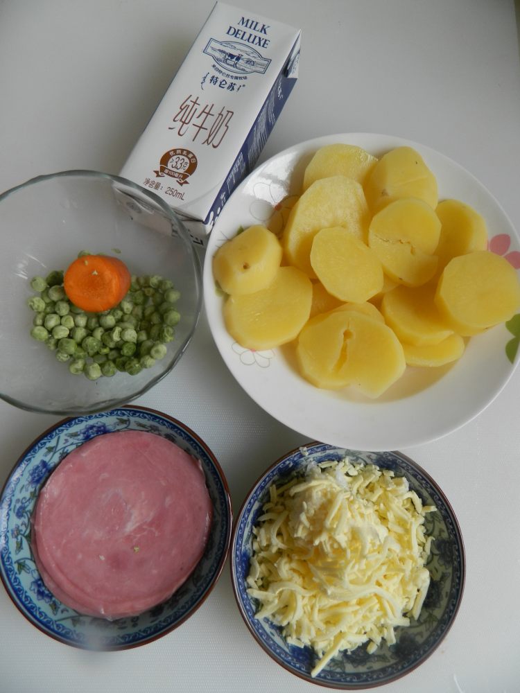 奶酪焗土豆泥步骤1