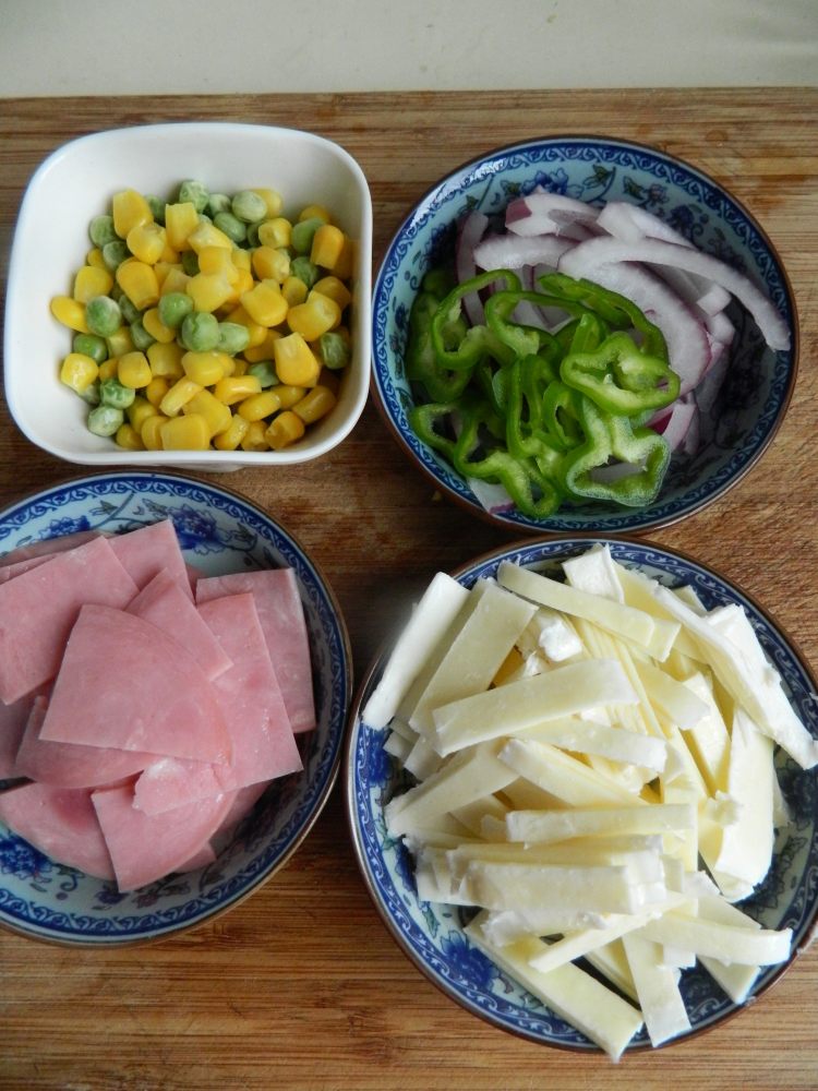 【手工美食】田园火腿步骤3