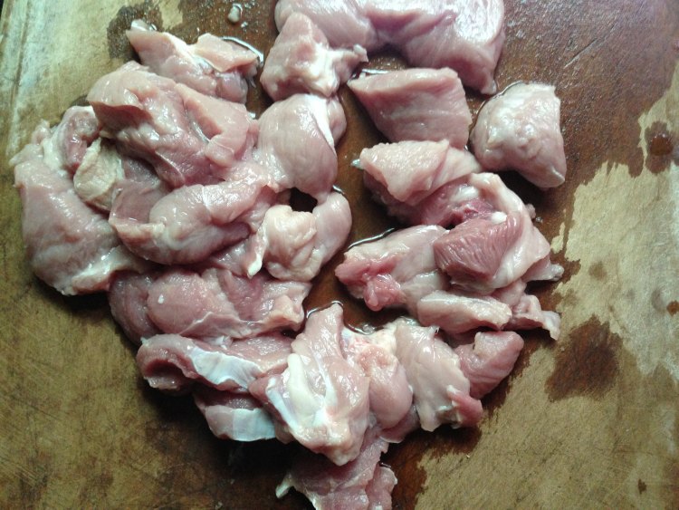 【手工美食】姜末猪肉步骤4