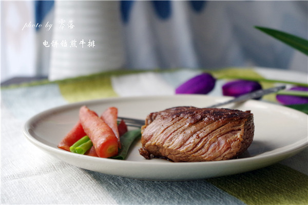 电饼铛煎牛排步骤8
