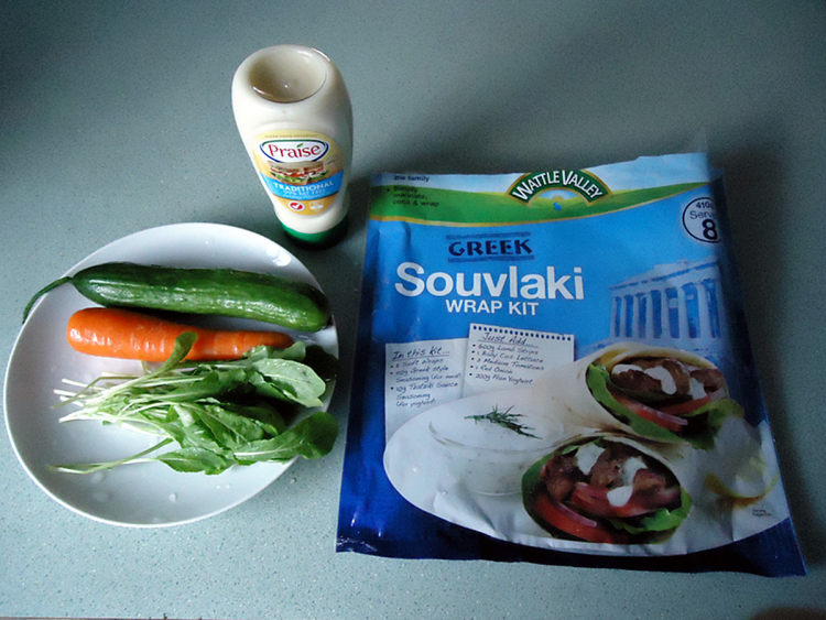 素菜卷饼步骤1