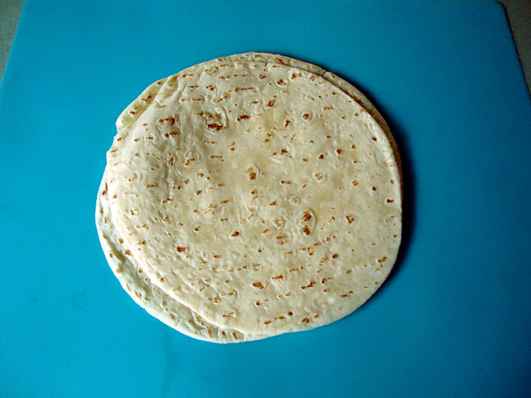 素菜卷饼步骤2