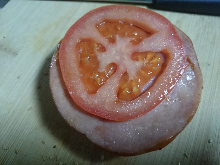 鸡蛋火腿汉堡步骤13