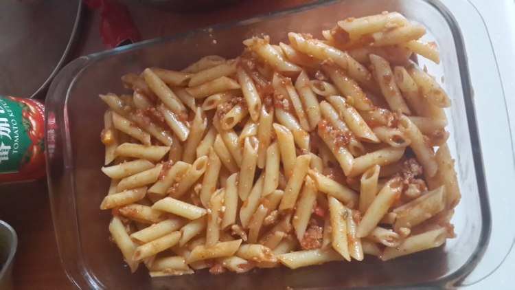 肉丸焗意面步骤7