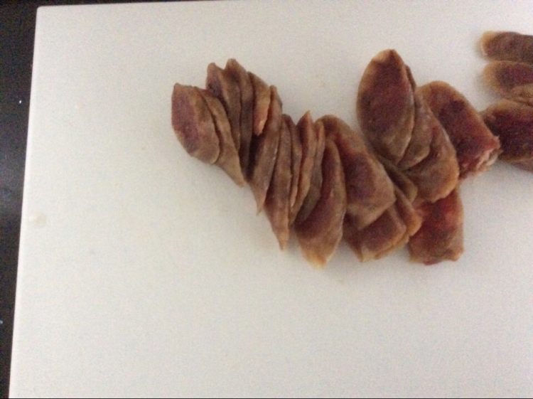 南瓜千张香肠意面步骤2