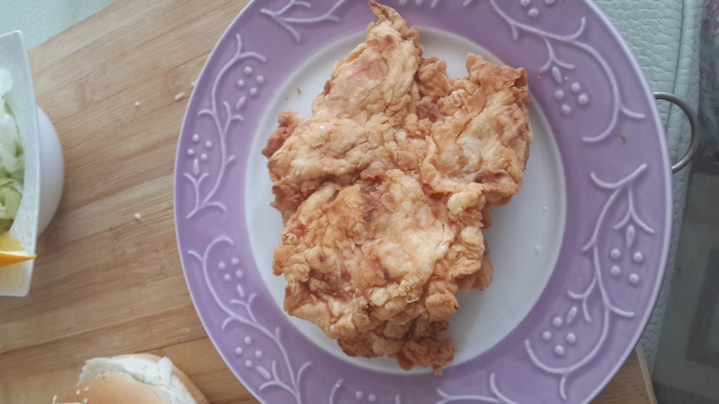 肯德基劲脆鸡腿堡步骤4