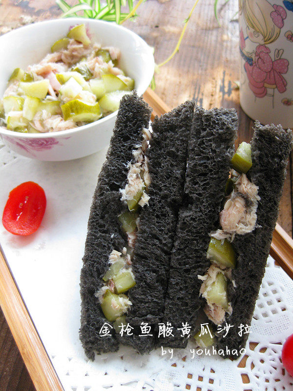 金枪鱼酸黄瓜沙拉步骤6