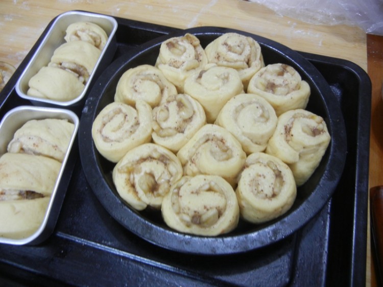 香蕉夹心小餐包步骤17