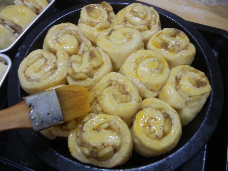 香蕉夹心小餐包步骤18
