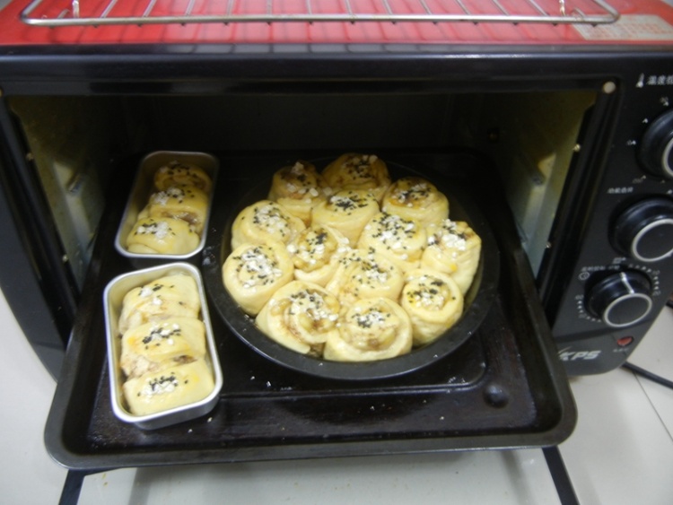 香蕉夹心小餐包步骤20