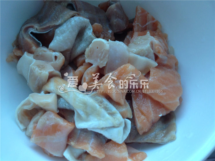 西柚三文鱼沙拉步骤1