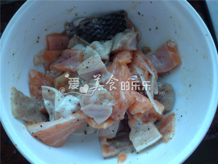 西柚三文鱼沙拉步骤3