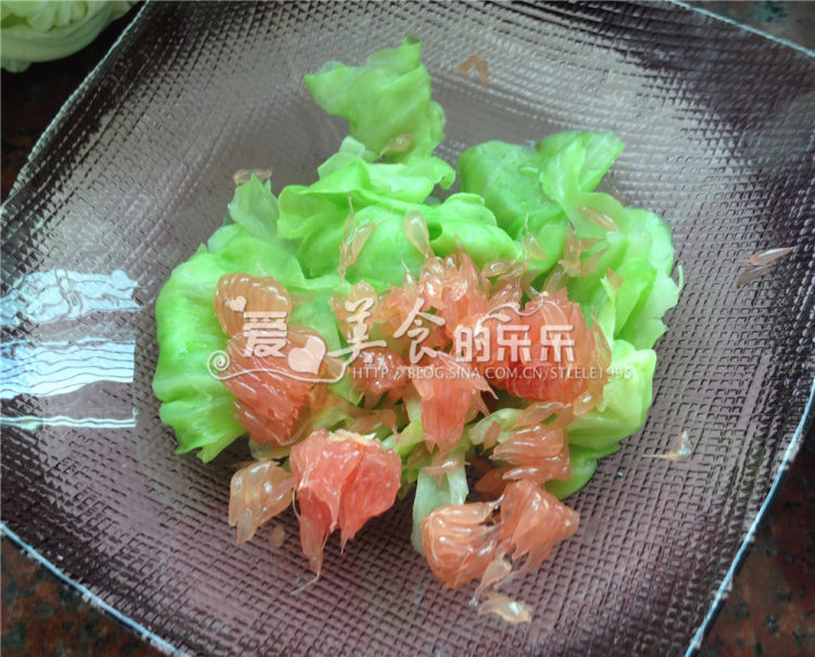 西柚三文鱼沙拉步骤7