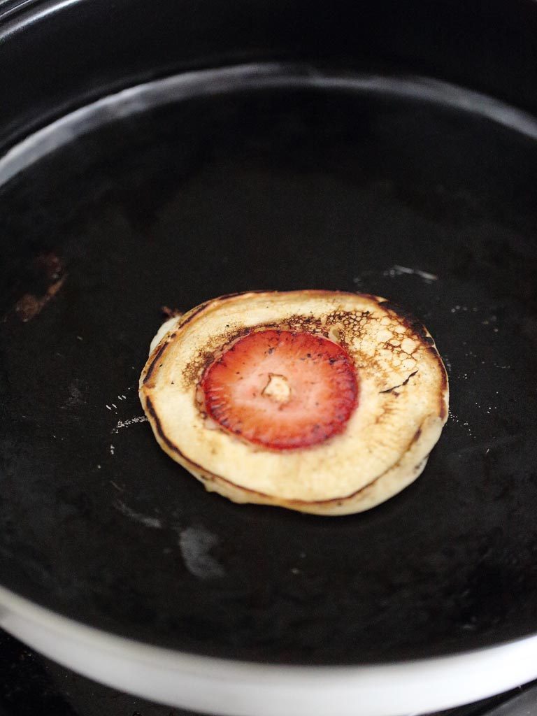 草莓酸奶PANCAKE步骤2
