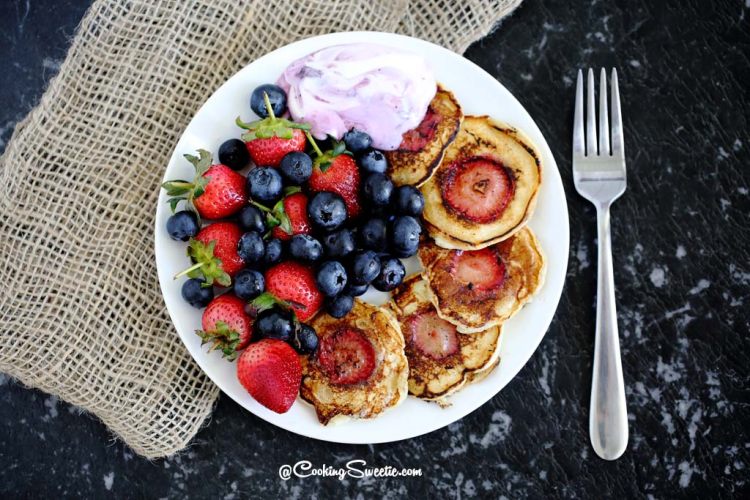 草莓酸奶PANCAKE步骤4
