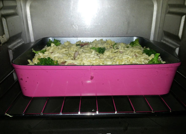 芝士火腿虾仁焗饭步骤13