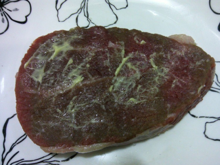 谷饲肉眼牛扒步骤8