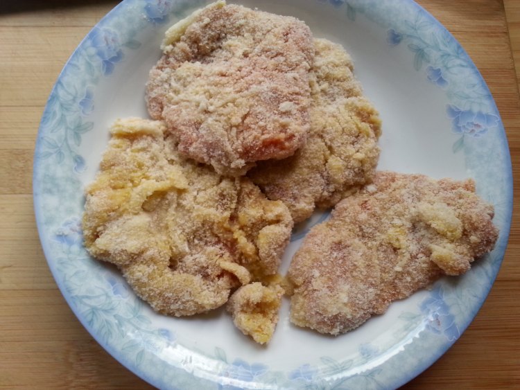 黄金炸猪排步骤8